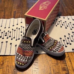 Vans Fair Isle Slip-On Sneakers